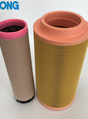 适配杰西博挖掘机JS190 JS200 JS210 JS220 JS235空气滤芯滤清器