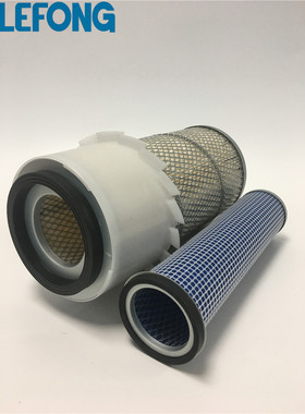 适配日立挖掘机空气滤芯 600-181-7300 AF437KM AF4510 1S1-20111