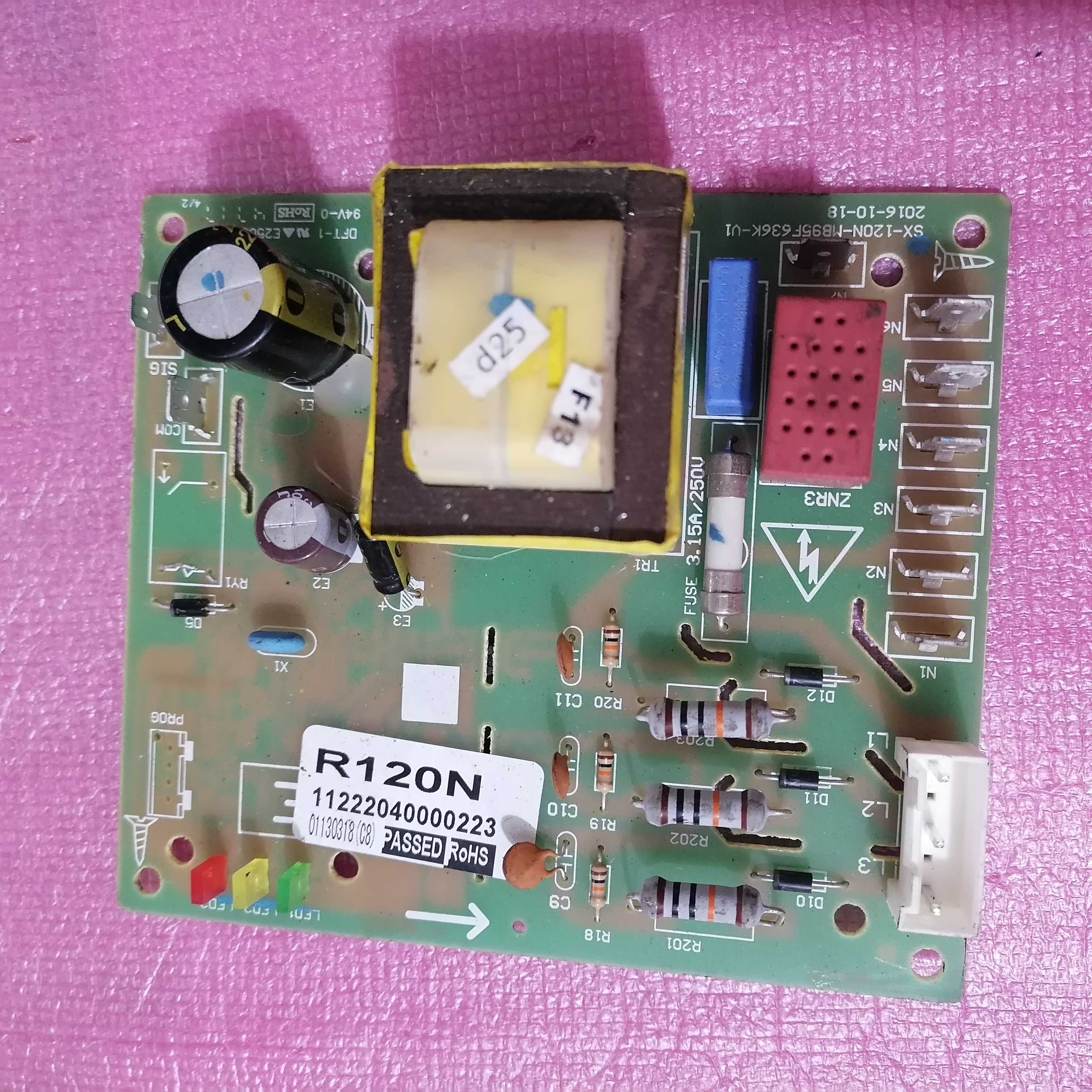 奥克斯柜空调5P相序板KFR-120L/A3Y B3Y SX一120N一MB95F636K一V1