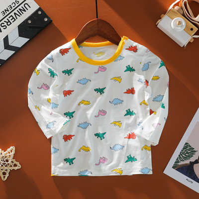 莫代尔婴儿无骨单件上衣夏季