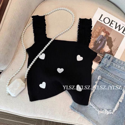 女童短款背心中大童无袖