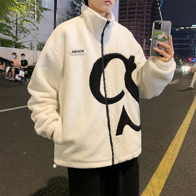 2022秋冬款羽绒服百搭羽绒服男潮流立领潮牌羊羔毛外套Y2219,男装棉衣,星座四季星座1412