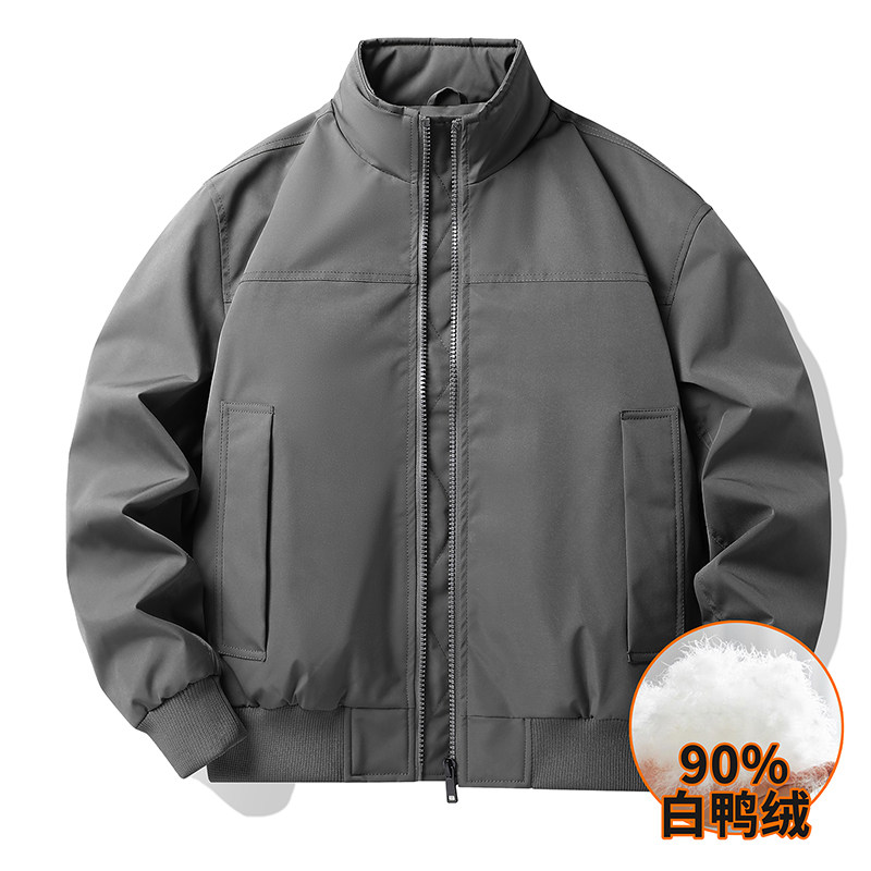 夹克短款羽绒服男立领保暖外套90%白鸭绒YR57089-P285368,男装夹克,星座四季星座1412