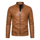 2022秋季新款男机车PU皮夹克皮衣男外套1412-J，男装皮衣，星座四季星座1412