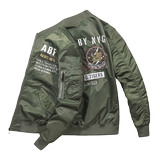 2025秋冬飞行夹克男春秋刺绣棒球服战术夹克JK221薄P115厚P130，男装夹克，星座四季星座1412