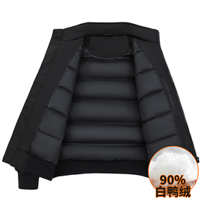 工装短款飞行夹克立领白鸭绒90%保暖外套YR57090-P285368图片