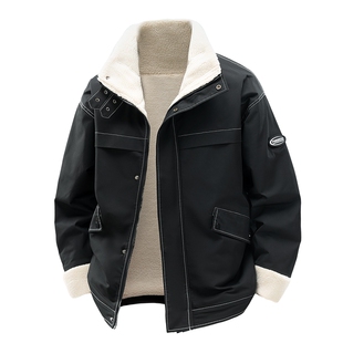 冬季加绒休闲棉衣美式复品质立领外套上衣男棉服1412-M123-P85