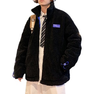 2022秋冬款羽绒服百搭羽绒服男潮流立领潮牌羊羔毛外套Y2215图片