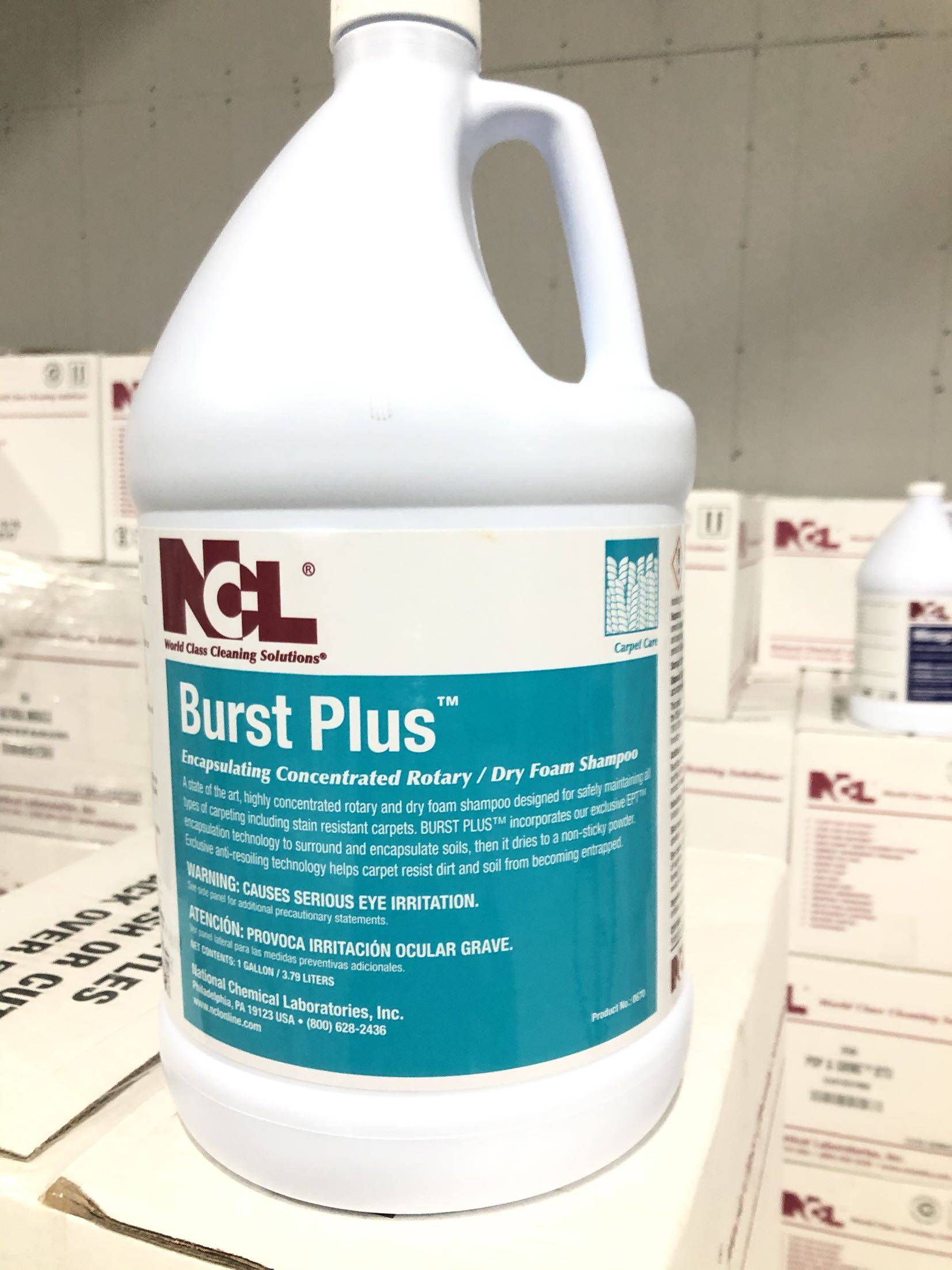 美国原装进口NCL高泡地毯清洁剂高浓缩活性恶臭抑制清洁剂地毯水