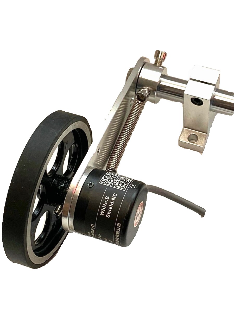 高精度智能电子数显计米器 滚轮式验布机码表 控制停机切割记米器