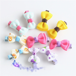 儿童头饰发夹发饰韩国公主可爱蝴蝶结头花饰品小女孩发卡夹子22只
