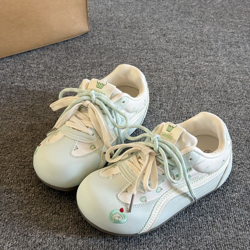 呆步萌废土风复古阿甘德训鞋2026新款春秋学生百搭小众休闲小白鞋,女鞋,德训鞋,淘宝优惠券,粉丝福利购,淘宝优惠卷