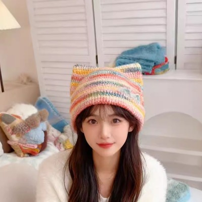 大云团渐变色毛线棉纱亲肤柔软手工编织围巾帽子毛衣中粗疗愈毛线