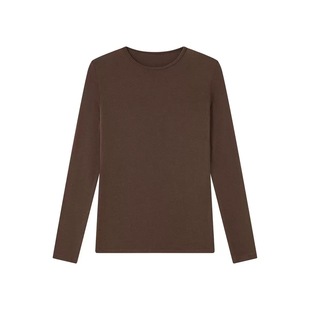 纯色 女秋冬修身 天丝莫代尔山羊绒打底衫 9969 杰哥粉丝专享