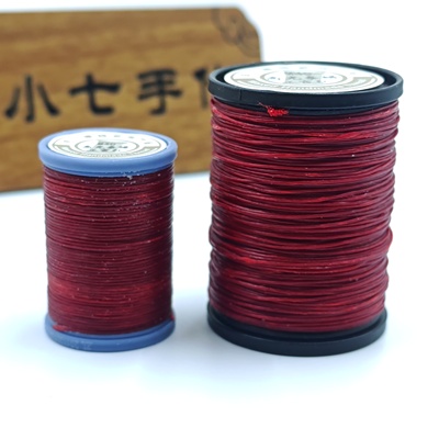 高光泰蜡正宫红色金刚结手绳戒指四股辫新年红手绳编织线