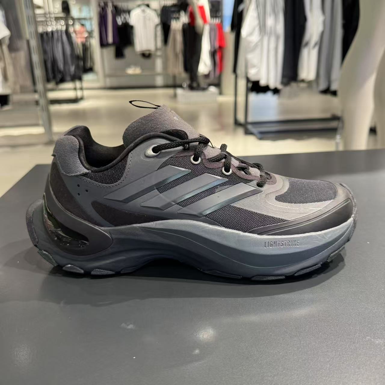 阿迪达斯Adidas男鞋MAXXWAVY ADV厚底休闲系带缓震运动鞋JH9631