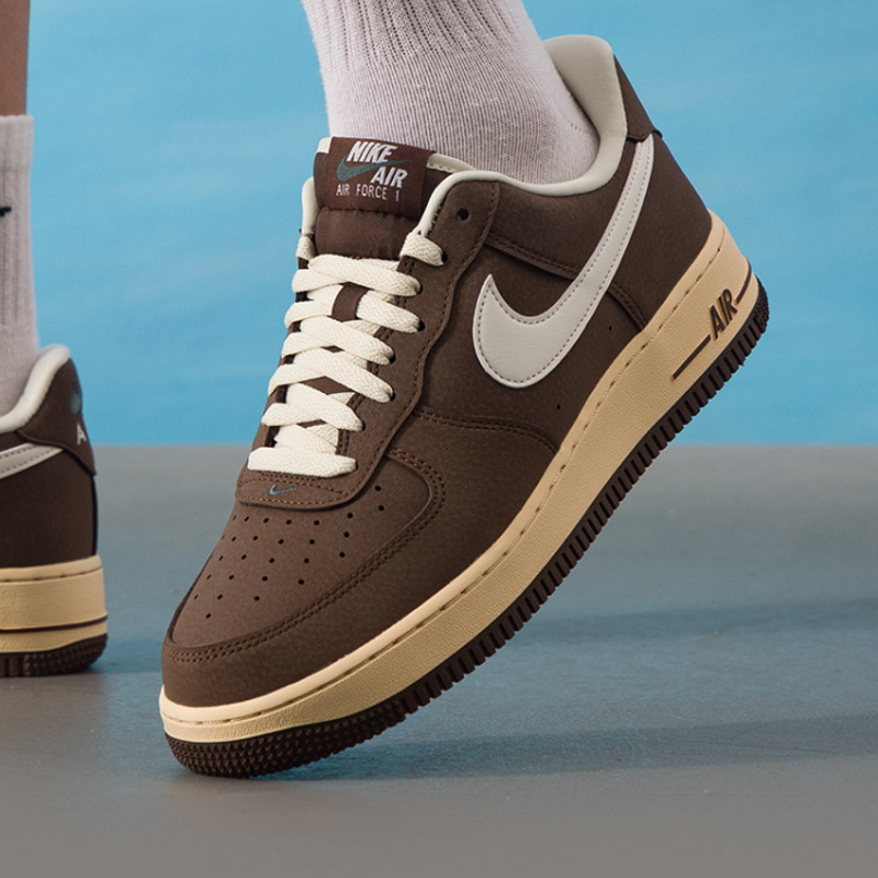 NIKE耐克男Air Force 1空军一号棕色复古缓震运动板鞋FZ3592-259
