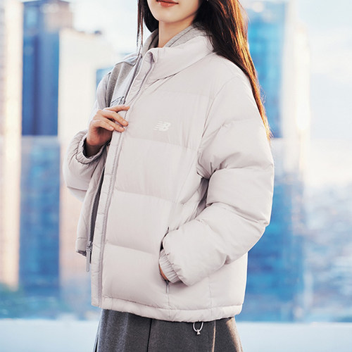 New Balance 25冬款NB女子运动休闲鸭绒立领保暖羽绒服AWJ54321