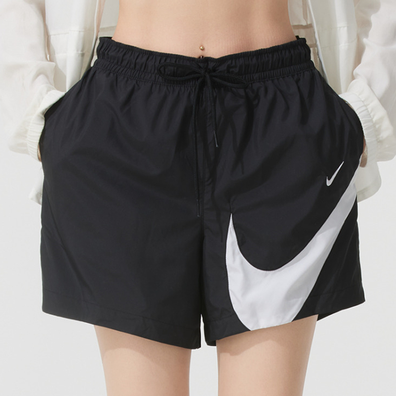 Nike/耐克女热裤健身跑步五分裤梭织透气休闲运动短裤HM8980-010