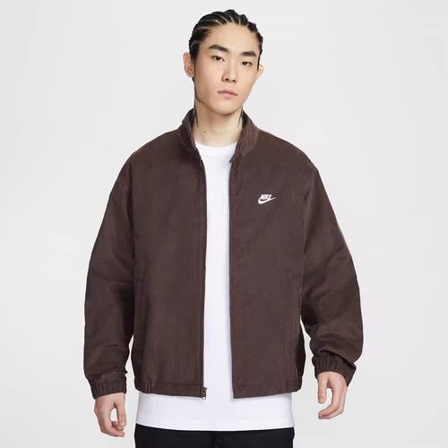 NIKE/耐克Club男灯芯绒哈灵顿夹克2026春新款梭织外套IR0105-237