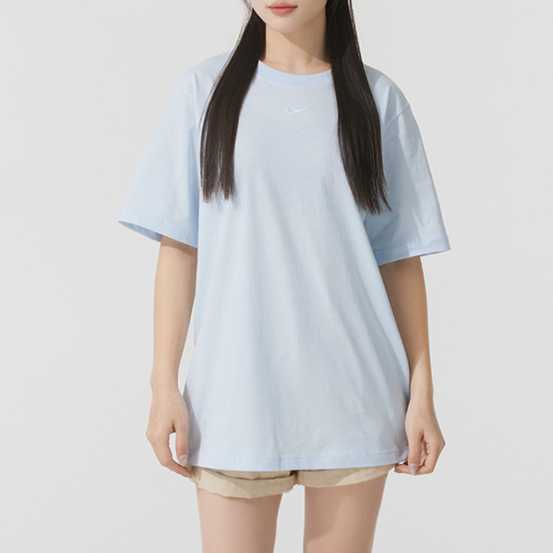 Nike/耐克短袖女夏季宽松休闲刺绣LOGO小标棉质圆领T FD4150-423,运动服/休闲服装,运动T恤,淘宝优惠券,粉丝福利购,淘宝优惠卷