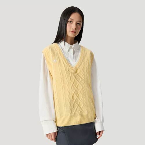 阿迪达斯三叶草静奢甄选系列亲肤宽松背心马甲 KU8909 KS5311