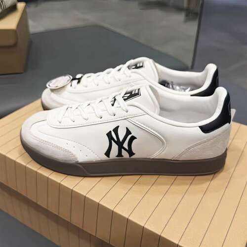 MLB德训鞋男女26新款NY复古TWS同款薄底鞋运动情侣板鞋3ASXCB16N