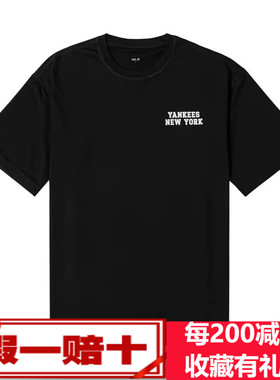 MLB男女情侣同款宽松T恤休闲运动时尚短袖 3ASWB2243/3ATSB0233