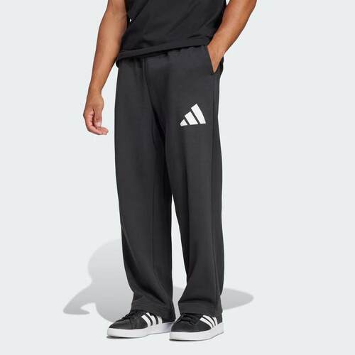 阿迪达斯adidas男款2025秋新款经典针织运动长裤JF3604 JF3608