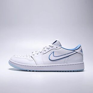 Nike耐克JORDAN男AJ1白蓝色低帮复古篮球运动休闲板鞋DD9315-118