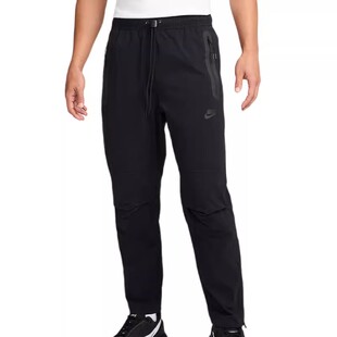 NIKE/耐克男裤训练健身透气印花小标裤脚拉链运动长裤HM8242-010