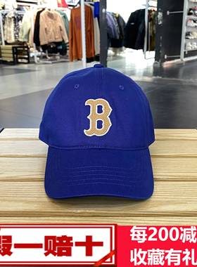 MLB休闲帽24年新款男女帽子棒球帽3ACPB064N-43RBS-50BKS-50GND