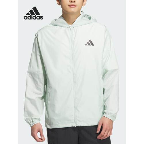 阿迪达斯25秋款JACKET男女连帽防晒休闲经典夹克 KA9291 KA9290