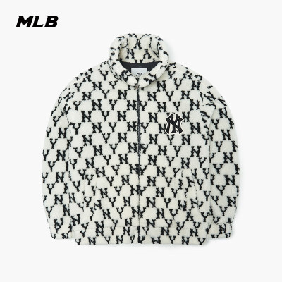 MLB男装女装秋冬款羊羔绒套夹克3AJPF0216 3AFDM0126 3AFDI0126