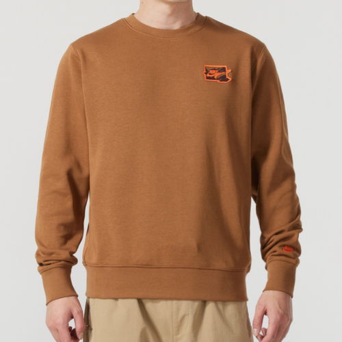 NIKE/耐克男子新款宽松舒适复古休闲圆领线圈长袖卫衣FZ0765-281
