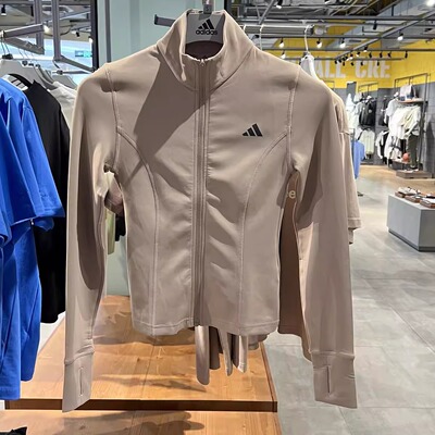 阿迪达斯女款25秋健身训练修身速干透气外套JW2815 2802 JM9185