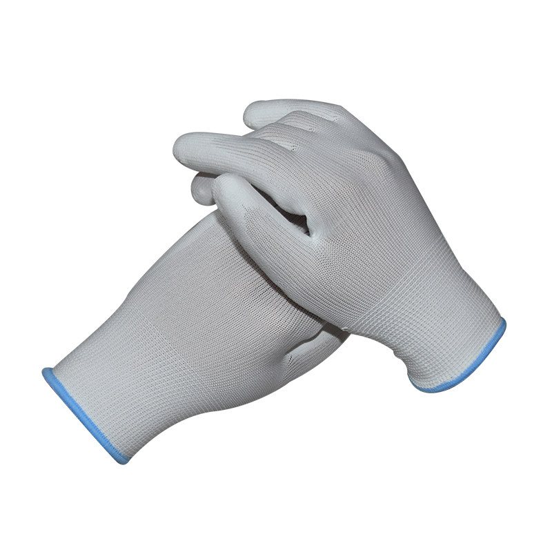 霍尼韦尔经济款聚氨酯pu手掌涂层en388-3121厂生产搬运防护手套白