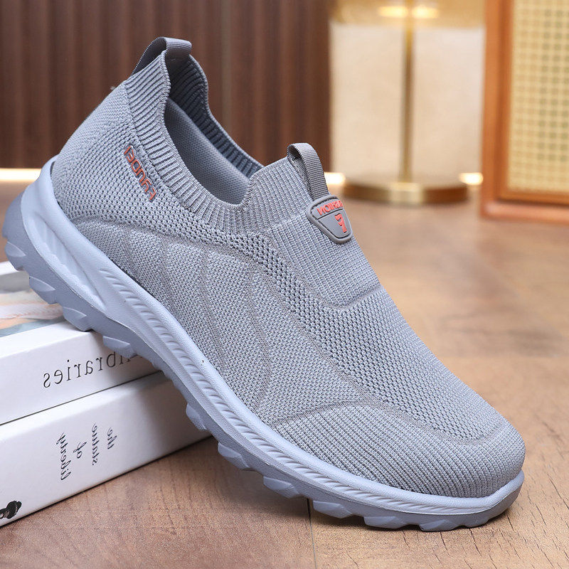 老北京布鞋男鞋中老年软底防滑男士休闲健步鞋透气舒适爸爸运动鞋