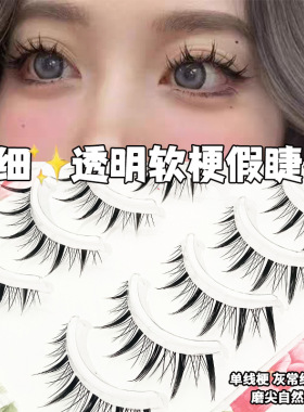 黛妃妍泰式自然一片式假睫毛