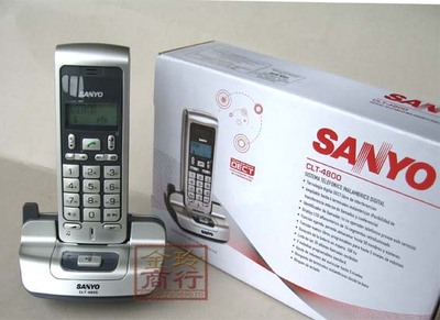 三洋品质 DECT数字无绳电话机 来显/免提/背光/三方通话