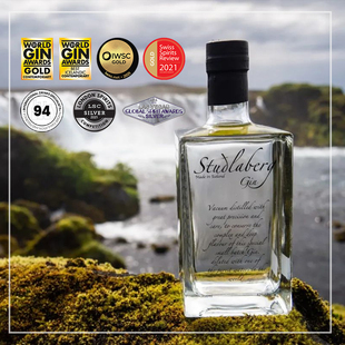 Studlaberg 气质冷冽 Gin 42%vol 700ml 玄武岩金酒纯饮 冰岛