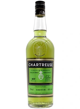 查特绿香甜酒 Chartreuse Green法国原装进口洋酒 绿荨麻酒 正品