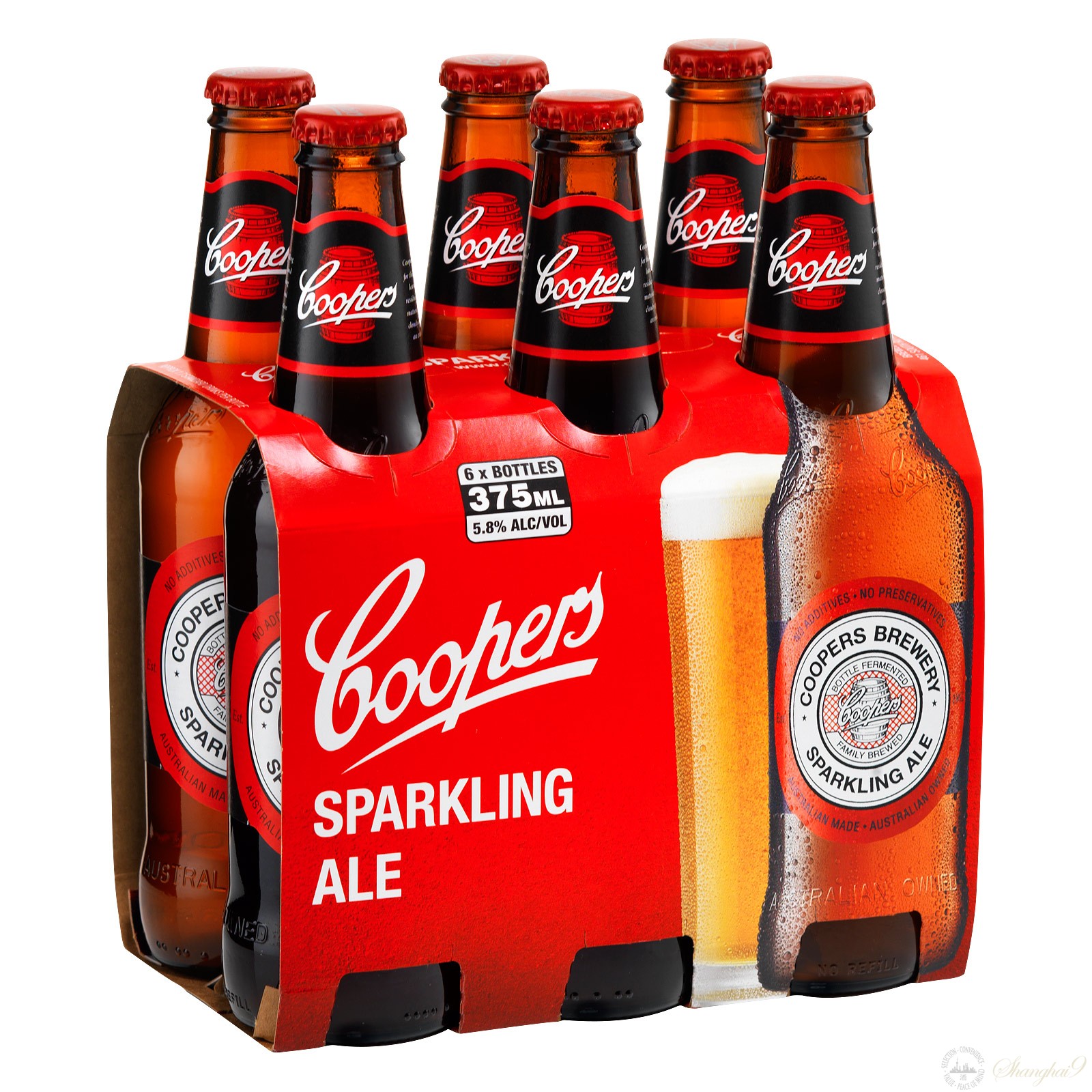 进口 Coopers Sparkling Ale 库柏斯红牌爱尔啤酒 6瓶包邮在类目 酒类, 啤酒中 - 来自Buy2taobao.com提供专业的淘宝代购服务