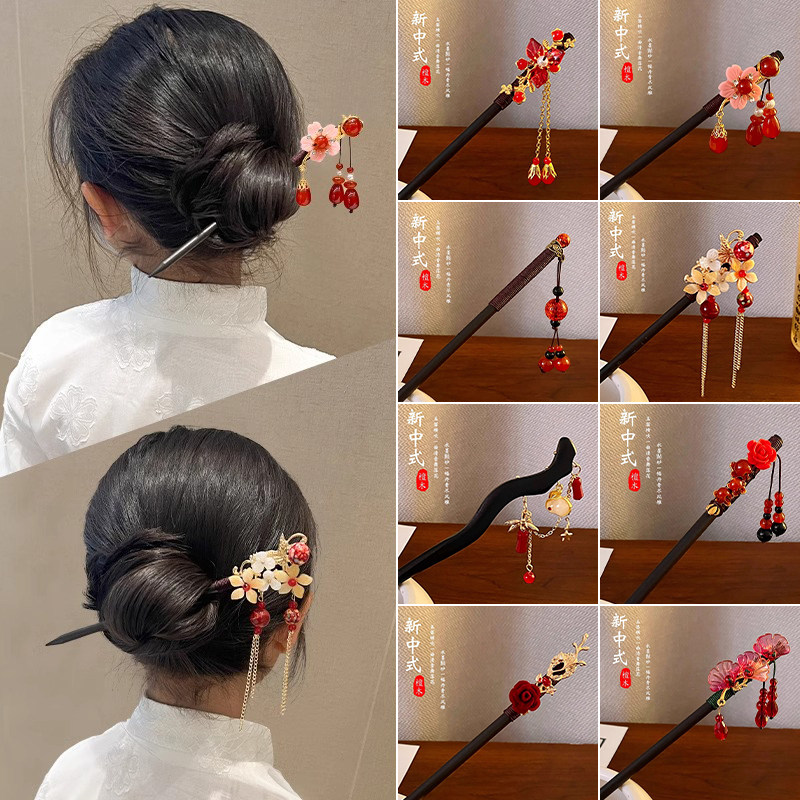 儿童新年发簪古风发饰女童簪子古装宝宝汉服头饰过年马面裙配饰女,童装/婴儿装/亲子装,发饰,淘宝优惠券,粉丝福利购,淘宝优惠卷