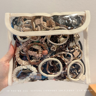 皮筋女童扎头高级感头绳女2025新款高端儿童发饰发圈马尾头饰发绳