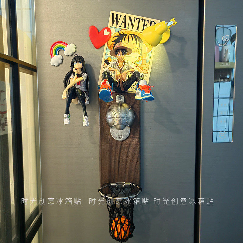 海贼王立体冰箱贴啤酒开瓶器