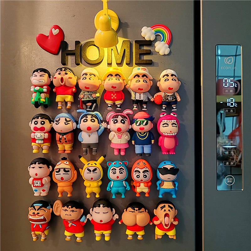 蜡笔小新立体冰箱贴卡通动漫创意