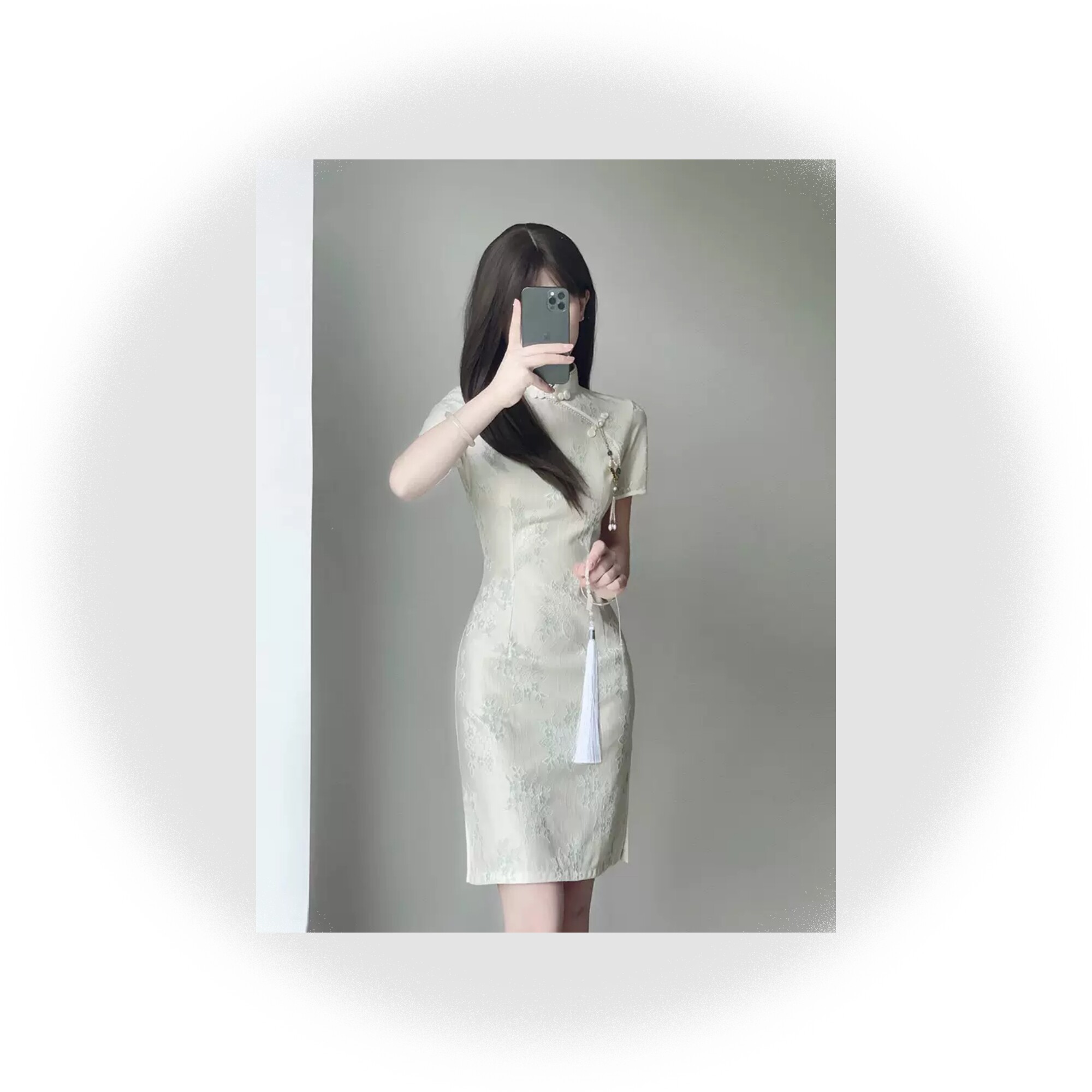 2026春季新款气质少女年轻款改良旗袍时尚优雅小个子显瘦连衣裙
