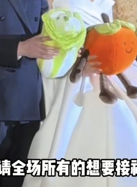 财够结婚手捧花菜狗公仔玩偶小狗毛绒玩具娃娃抱枕新婚礼物好寓意