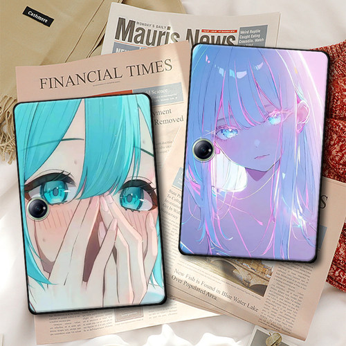 适用一加Pad2Pro平板保护套OnePlusPadPro软壳GO定制轻薄动漫二次元女孩ins风单面无盖简约